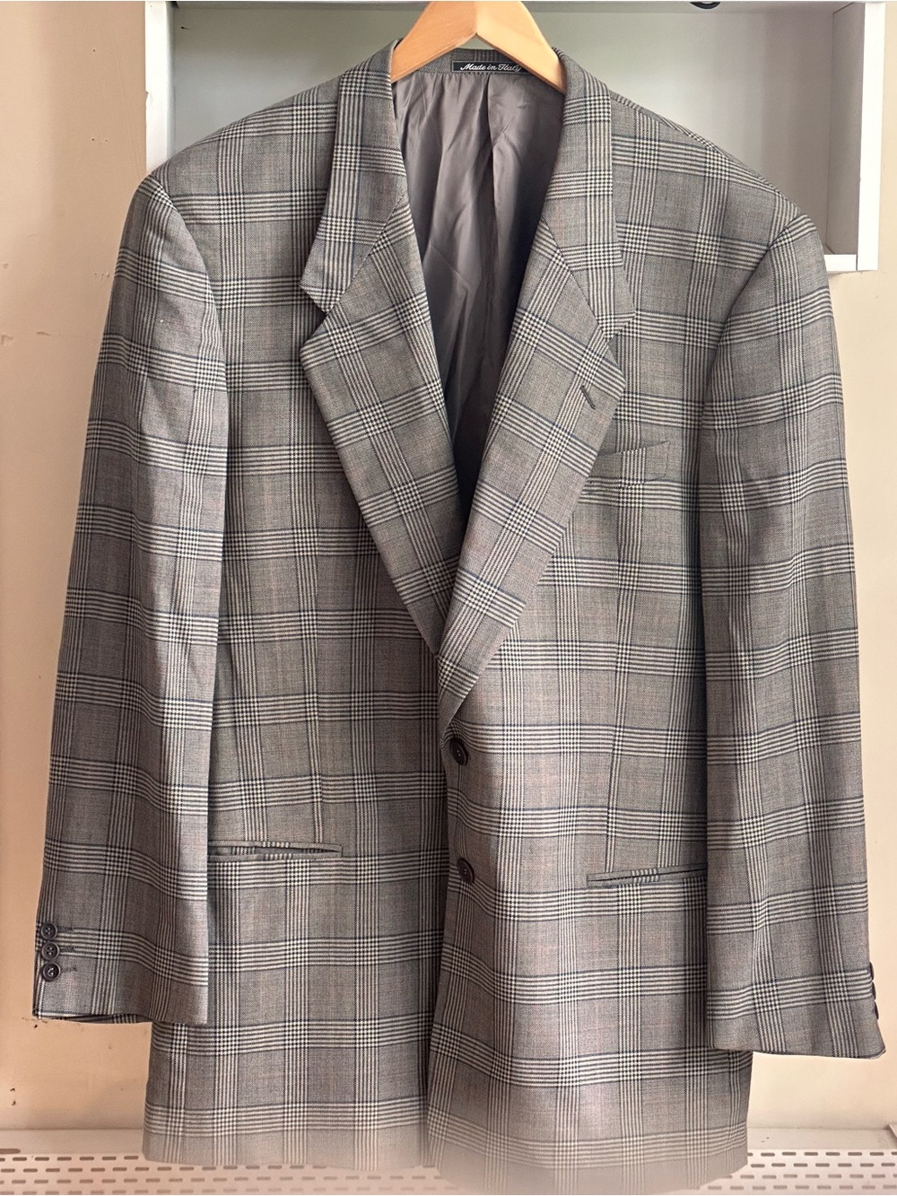 Giorgio Armani Le Collezioni Taupe-Pure Virgin Wool Men’s Sports Coat Size 44 L